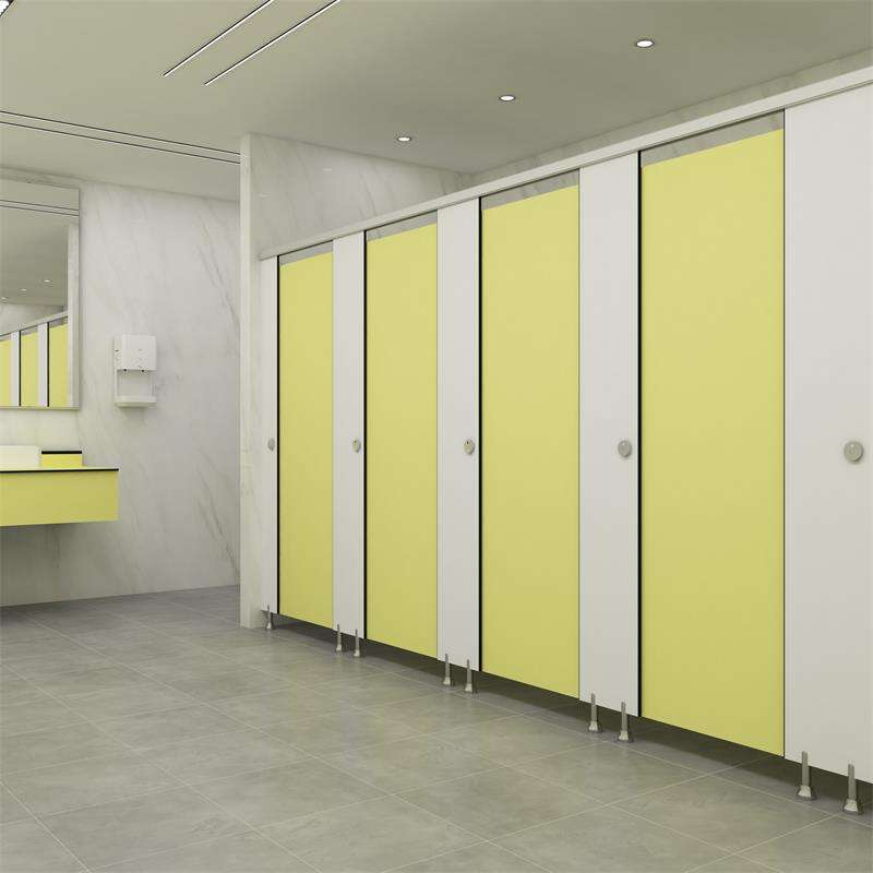 Overhead Braced Solid Phenolic Board Partitions | Compact Laminate ...